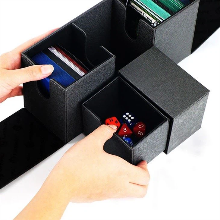 Pu Leather Deck Box for Trading Cards (5)